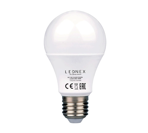 Bec LED, Lednex, forma clasica, E27, 13W, 1150 lumen, 20000 de ore, lumina rece, ideal pentru bucatarie