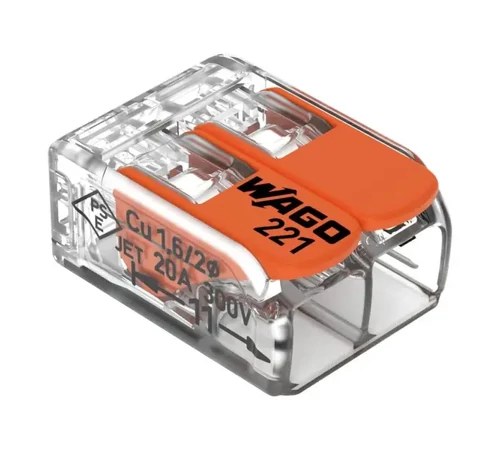 Clema WAGO 2 demontabil 0.22-6mmp 221-612 Clema WAGO 2 demontabil 0.22-6mmp 221-612