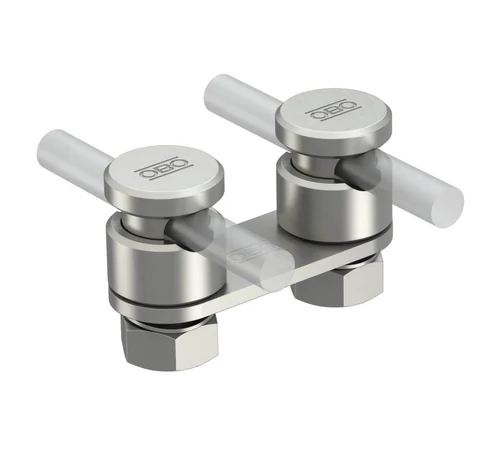 Piesa de legatura Rd 8-10 mm, dubla, cu piesa de strangere 5002 N-VA 5304270 OBO