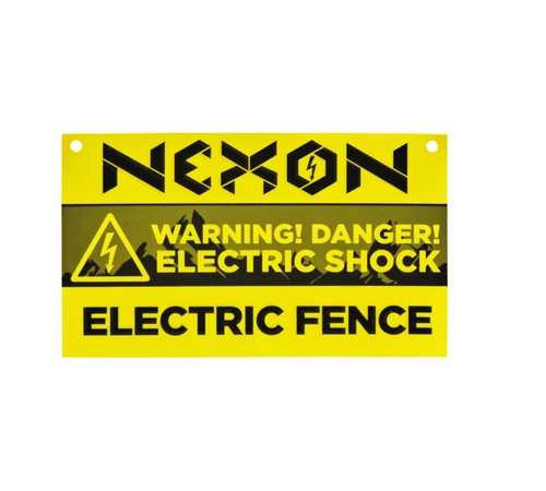 Plăcuță de avertizare gard electric AVT01, NEXON