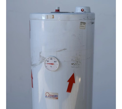Resigilat: Boiler pe lemn cu focar, rezervor izolat, Omega, SL0080C2V, 80 l