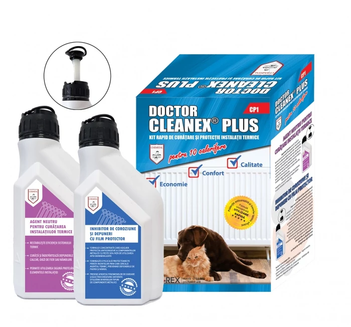 Kit rapid de curatare si protectie instalatii termice LBXDRCL001